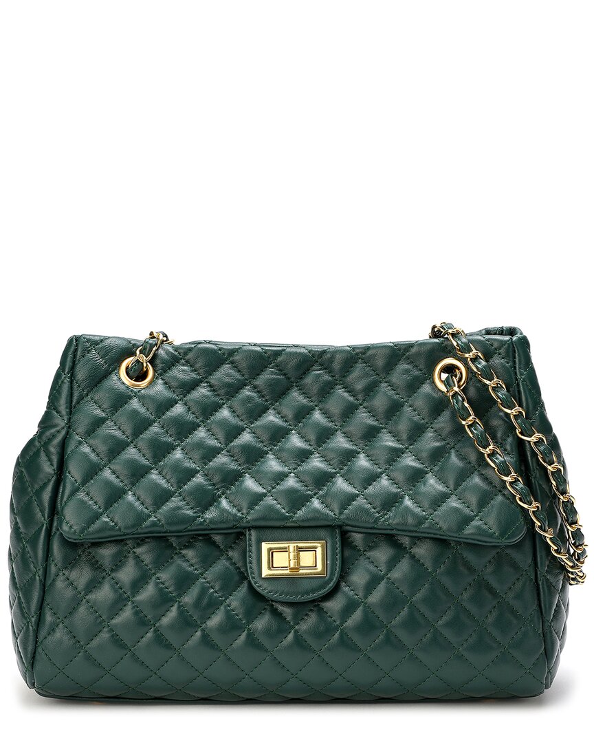 Tiffany & Fred Paris Quilted Leather Tote