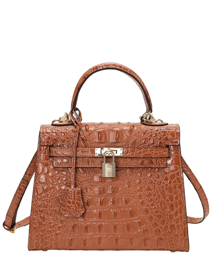 Tiffany & Fred Paris Leather Satchel