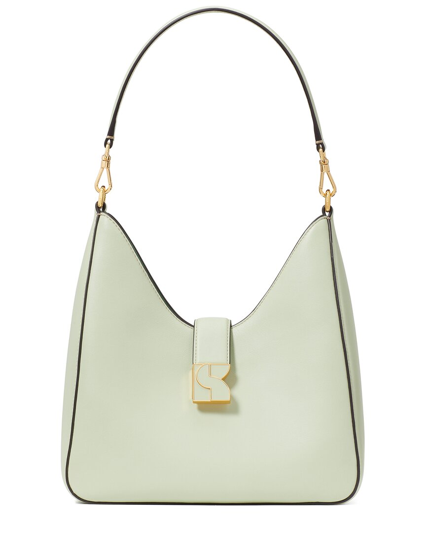 Kate Spade New York Dakota Smooth Leather Hobo Bag In Green