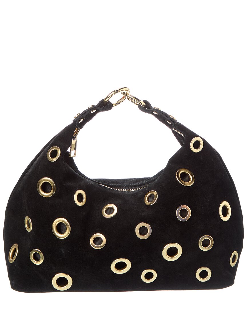 Persaman New York Isabella16 Studded Leather Shoulder Bag In Black