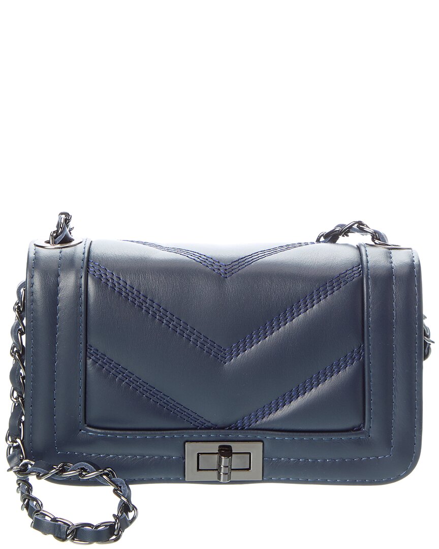 Persaman New York Ariana16 Quilted Leather Crossbody In Blue