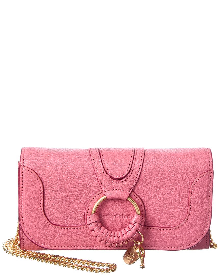 See By Chloé Hana Leather Crossbody In Pink