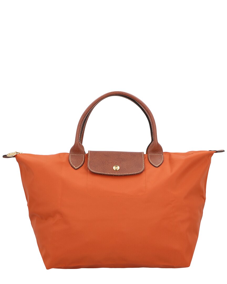 Longchamp Le Pliage Original Medium Canvas Handbag In Brown