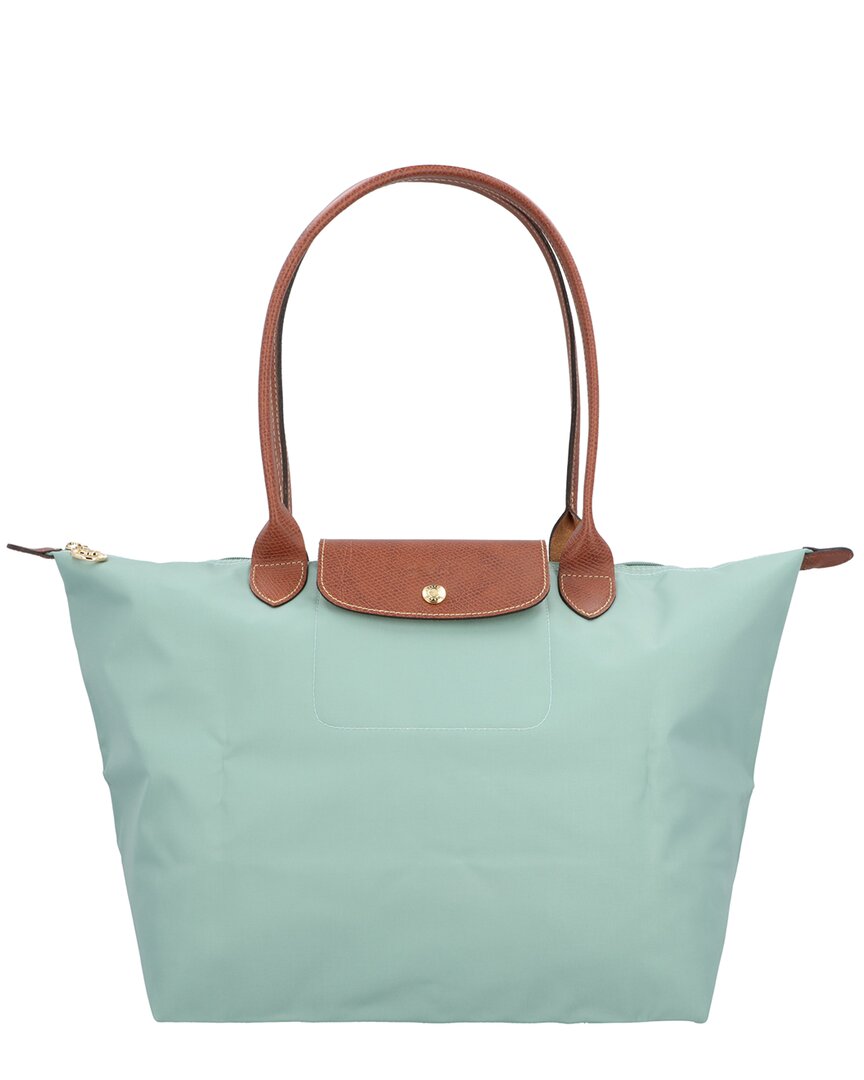 Longchamp Le Pliage Original Large Canvas Tote In Green