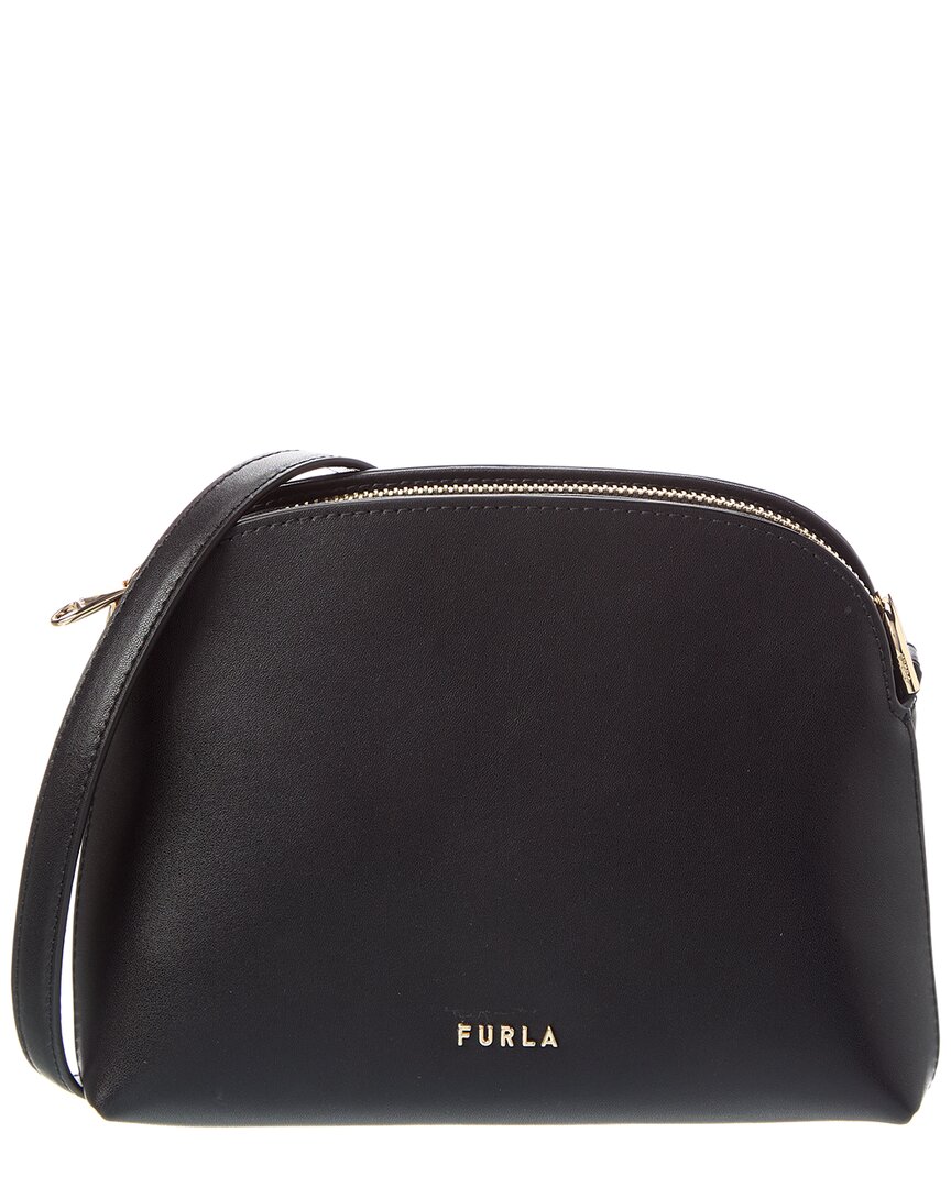 Furla Zelda Leather Crossbody In Purple