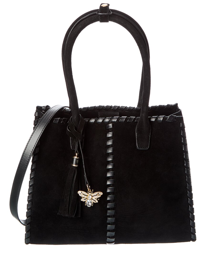 Dune Darlingtons Suede Tote In Black