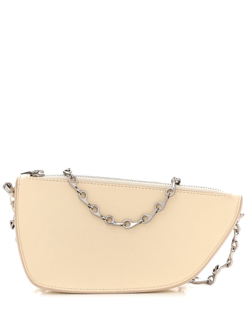 Burberry Pearl Calfskin Leather Shield Sling Bag (authentic Pre-loved)