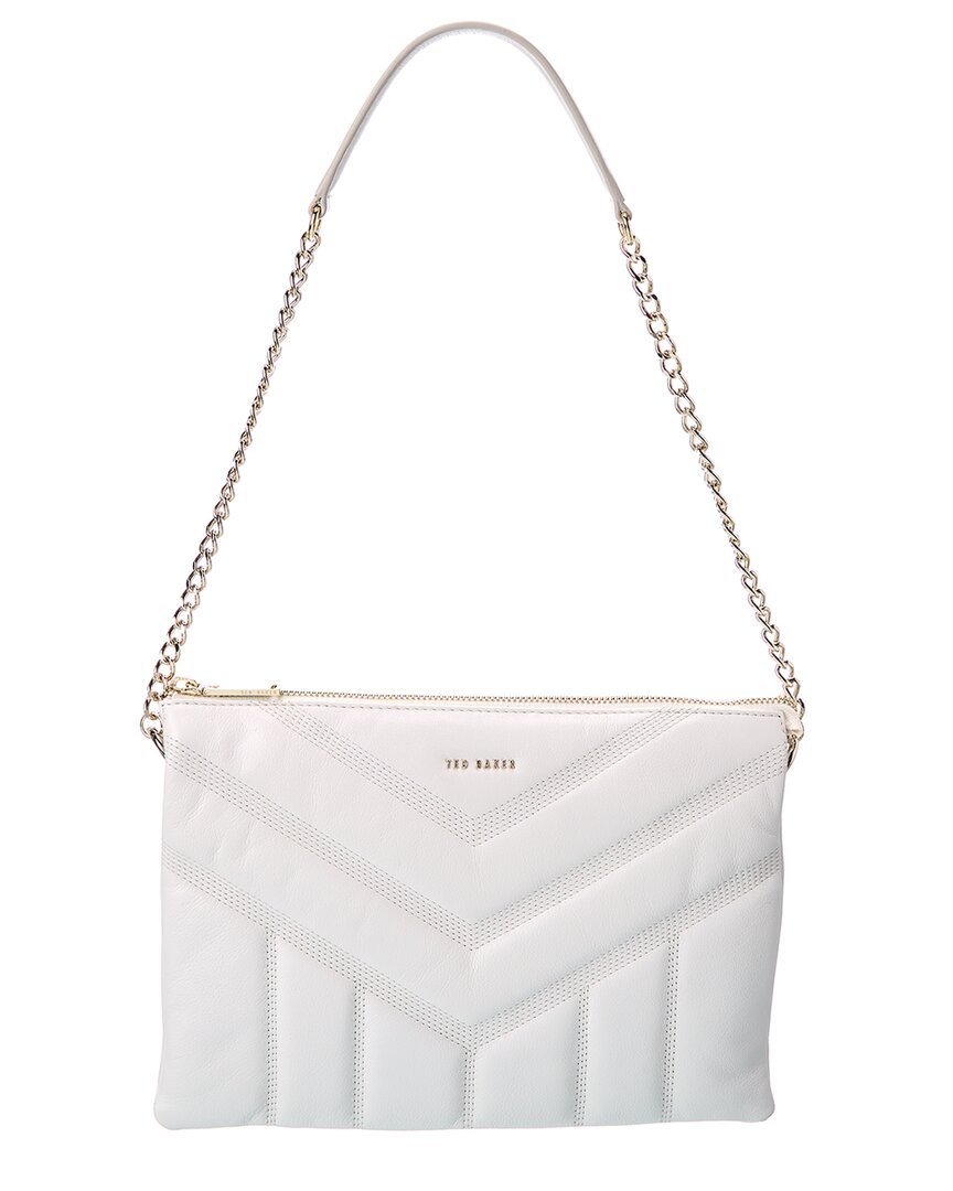 TED BAKER AYAHLA PUFFER QUILTED LEATHER CROSSBODY