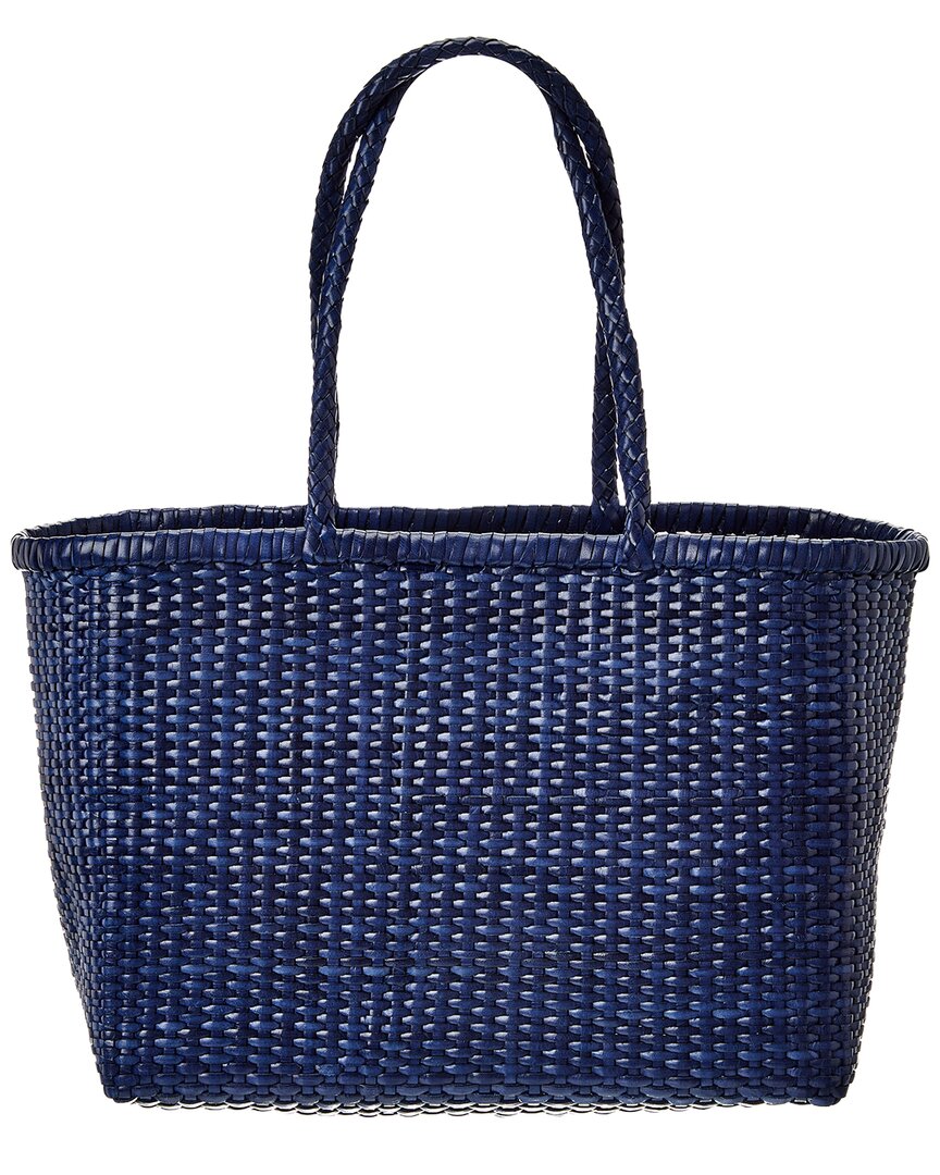 Dragon Diffusion B Weave Big Tote In Blue