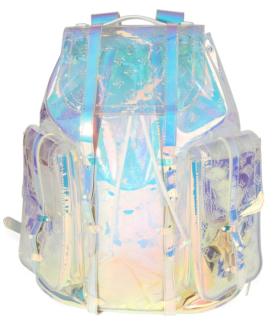 Pre-owned Louis Vuitton Multicolor Pvc X Virgil Abloh Prism Christopher Backpack (authentic Pre-loved)