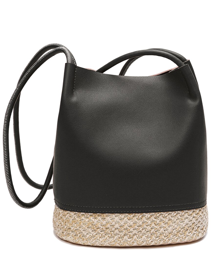Tiffany & Fred Paris Soft Leather Hobo Bag In Black