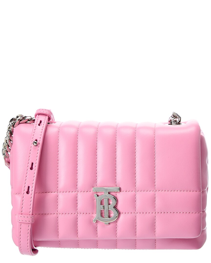 Burberry Lola Mini Leather Shoulder Bag In Pink ModeSens