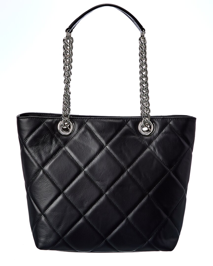 Persaman New York Ines Quilted Leather Tote In Black | ModeSens