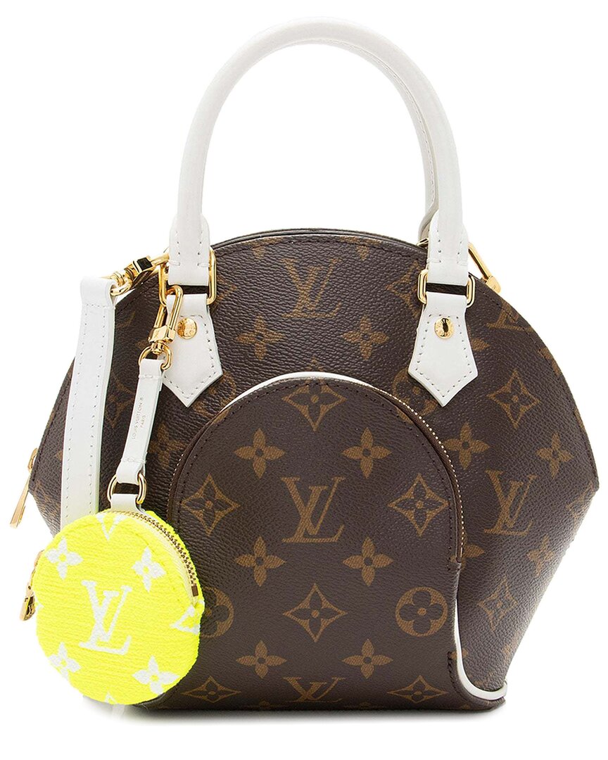 Louis Vuitton Brown Monogram Canvas Lv Match Ellipse Bb (authentic Pre-loved)