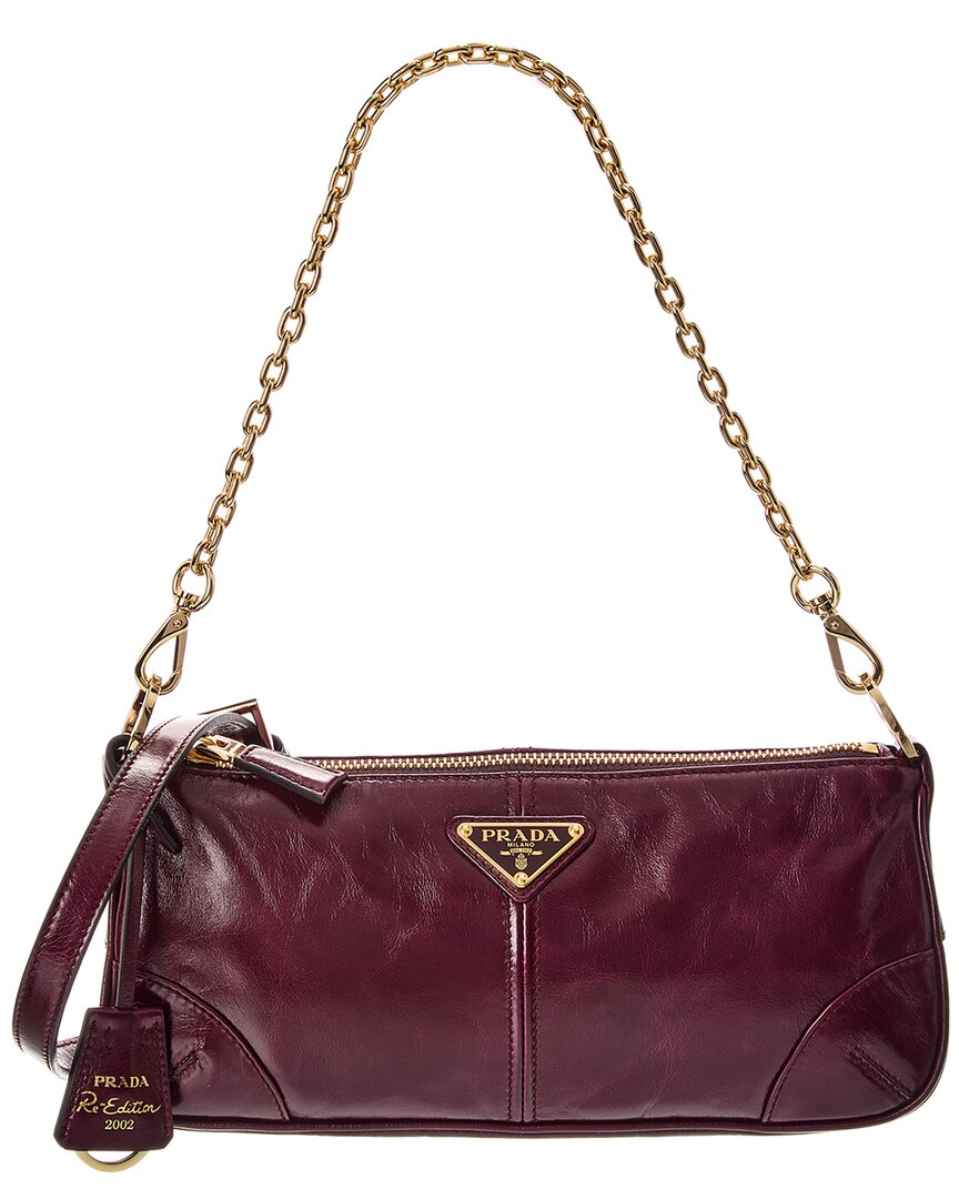 Prada Re-edition 2002 Medium Leather Shoulder Bag