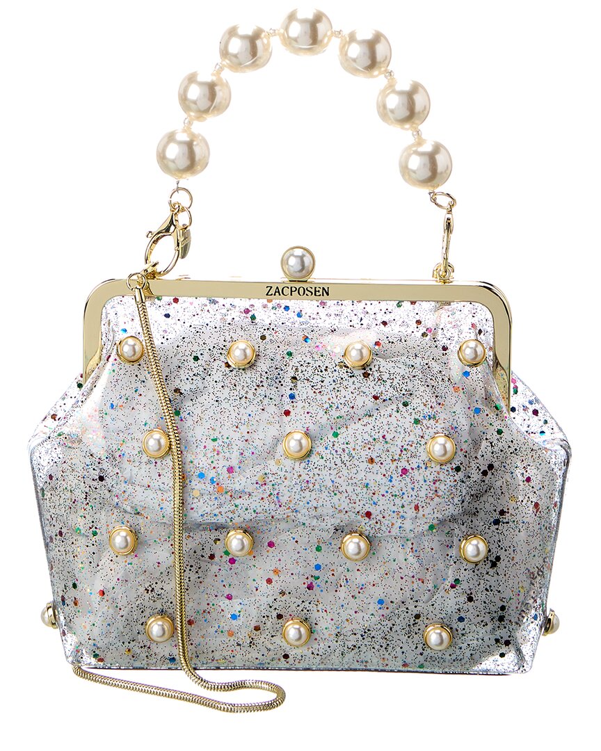 ZAC Zac Posen, Bags, Zac Zac Posen Lacey Pearl Frame Clutch