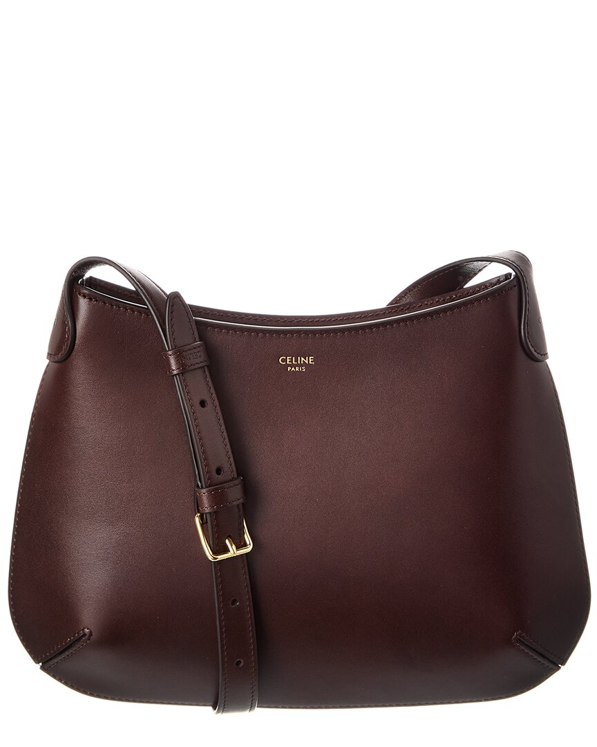 Celine Alice Leather Shoulder Bag In Red