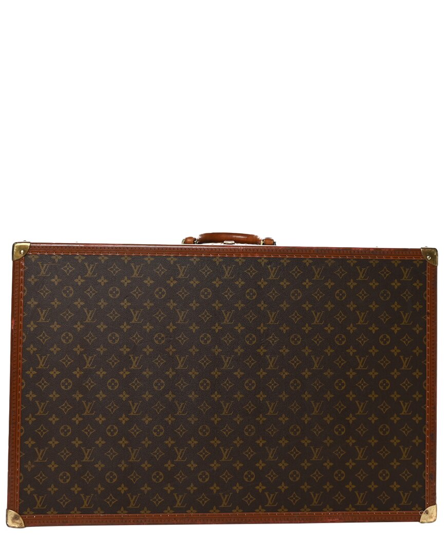 Pre-owned Louis Vuitton Brown Monogram Coated Canvas Alzer (authentic Pre-loved)