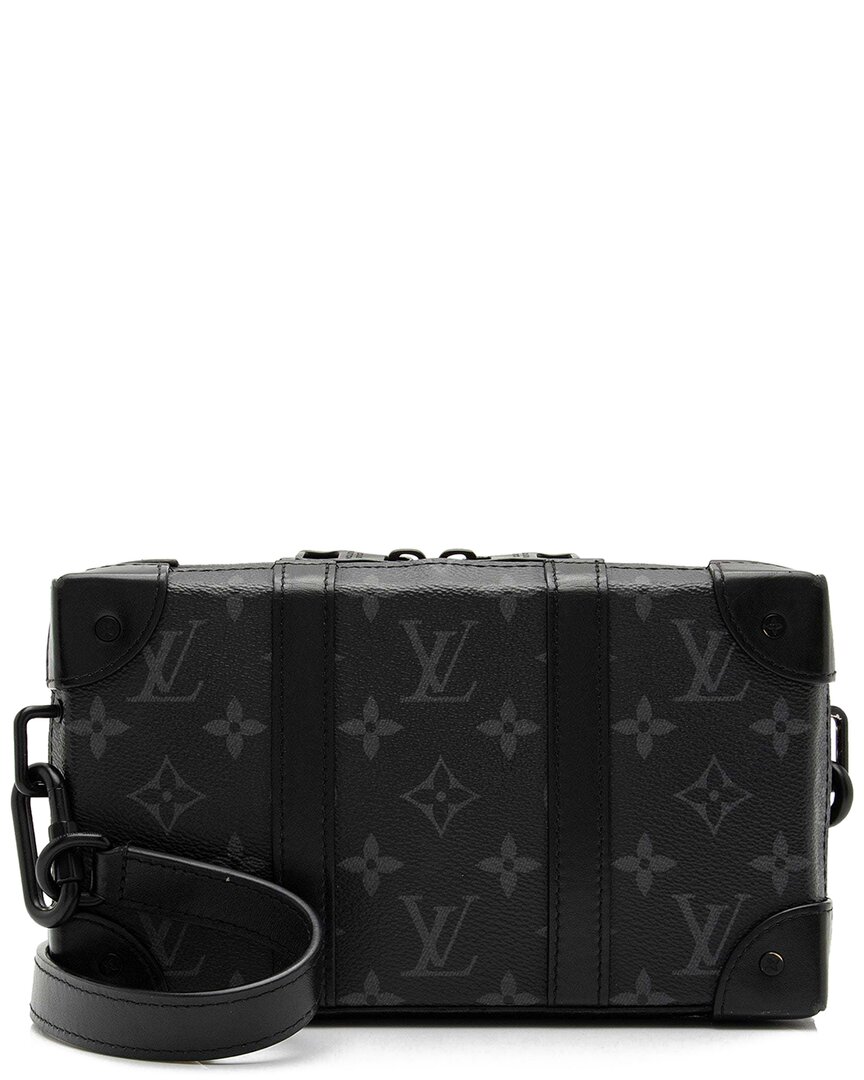 Pre-owned Louis Vuitton Black Monogram Eclipse Soft Trunk Crossbody (authentic Pre-loved)