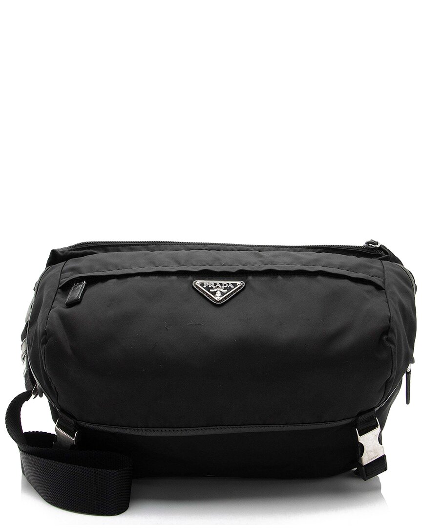 Prada Black Tessuto Montagna Messenger (authentic Pre-loved)
