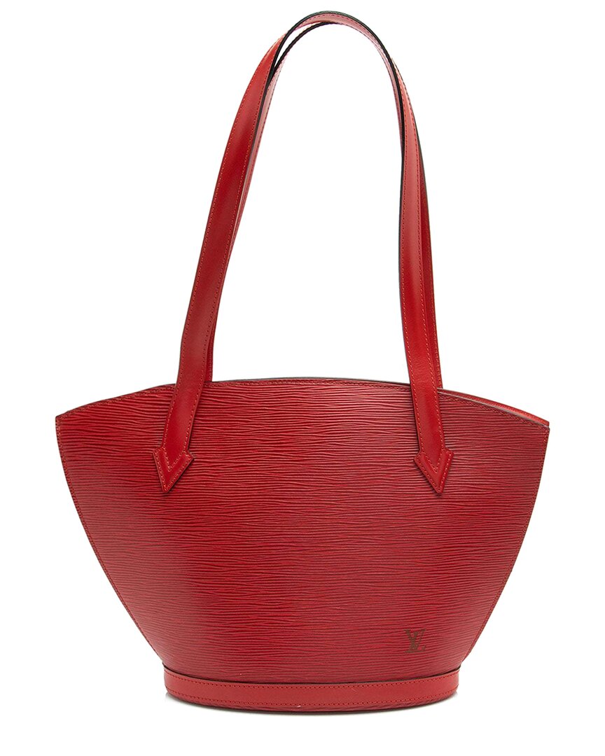 Pre-owned Louis Vuitton Red Epi Leather St. Jacques Pm (authentic Pre-loved)
