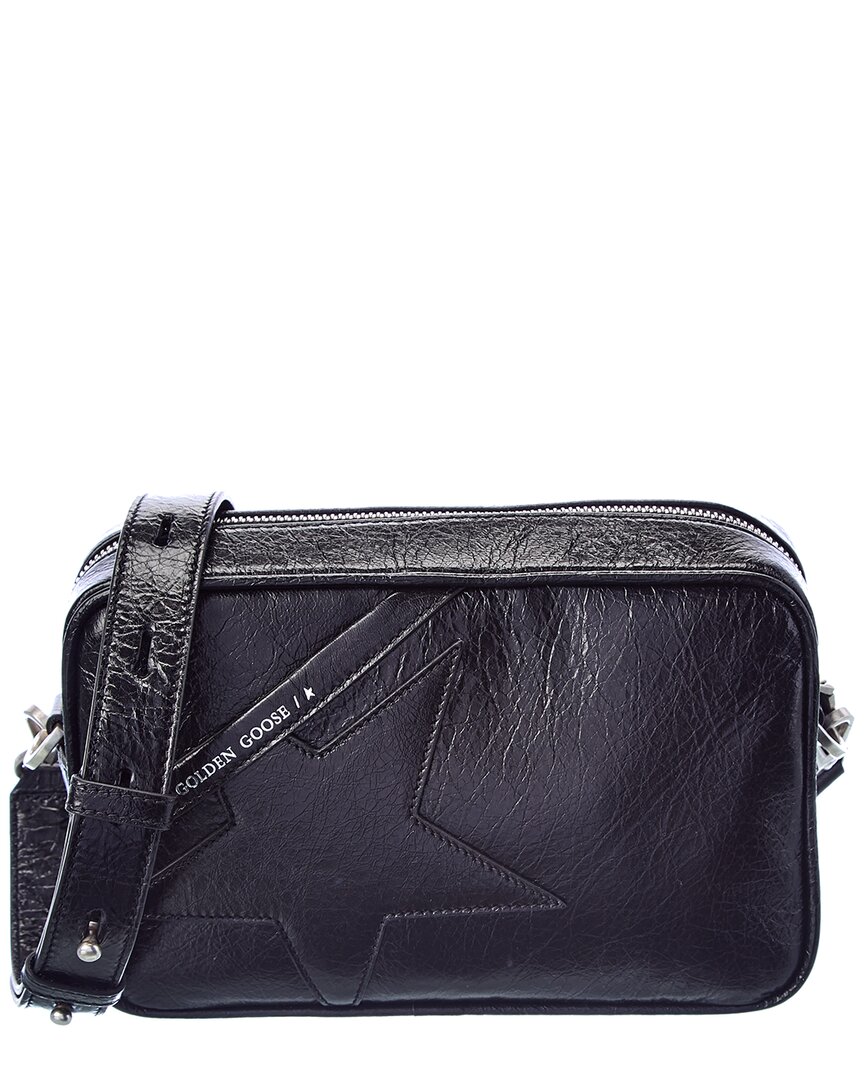 Golden Goose Star Bag Shoulder Bag In Black Leather