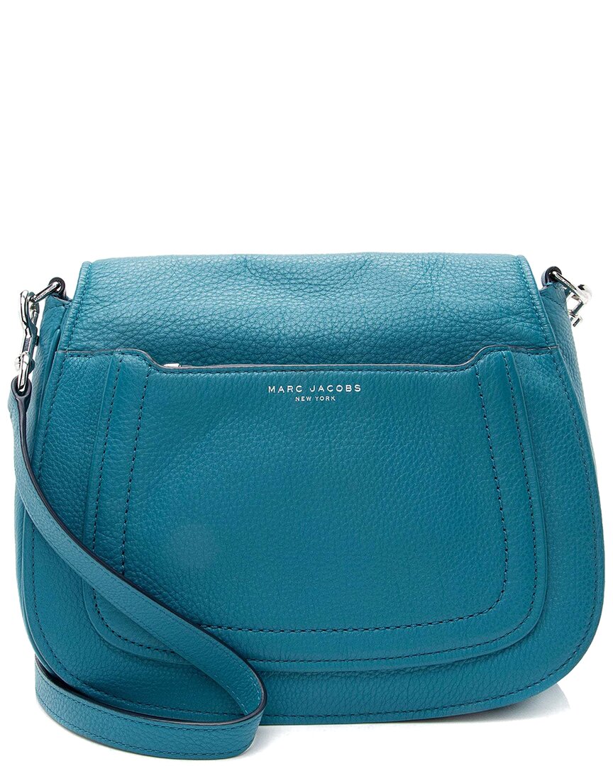 Marc Jacobs Blue Leather Recruit Nomad Shoulder Bag (authentic Pre-loved) In Blue