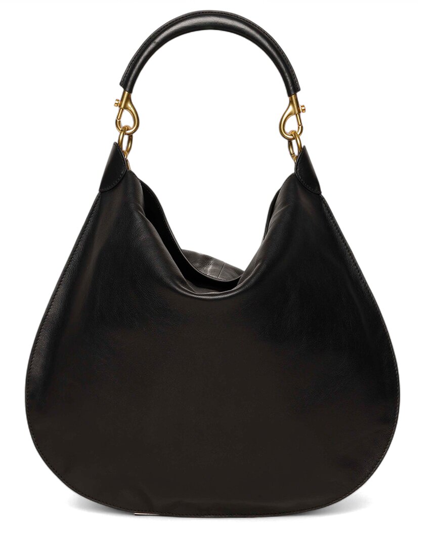 Walter Baker Myla Leather Hobo Bag In Black