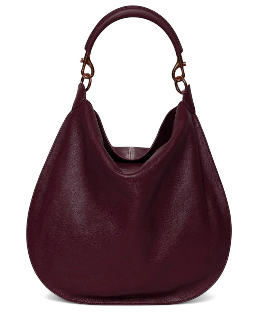 Walter Baker Myla Leather Hobo Bag In Black