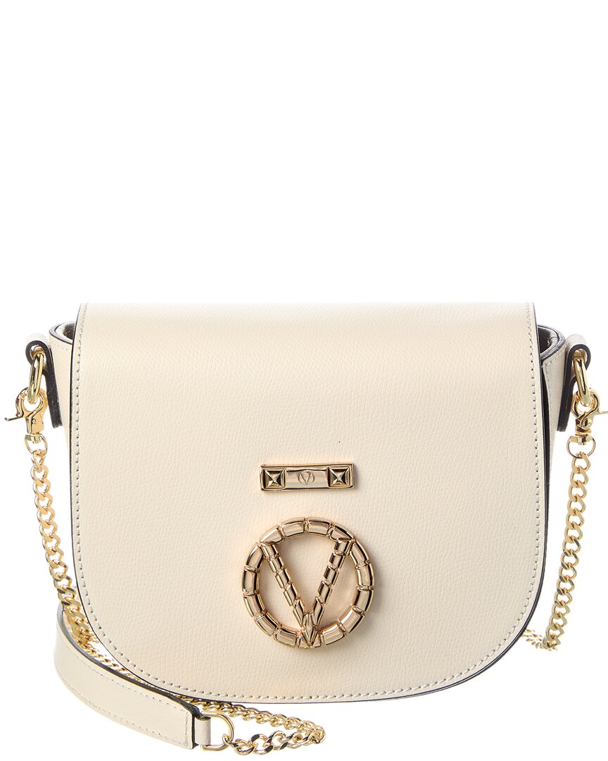 Valentino By Mario Valentino Josette Bonbonniere Leather Crossbody In White