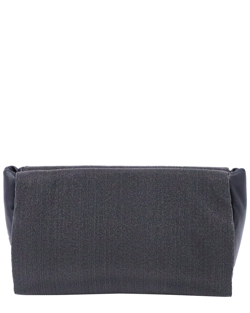 Brunello Cucinelli Flap Precious Bag In Blue