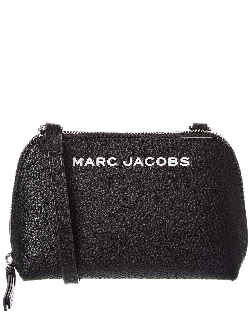 Marc Jacobs Small Leather Crossbody Pouch In Black