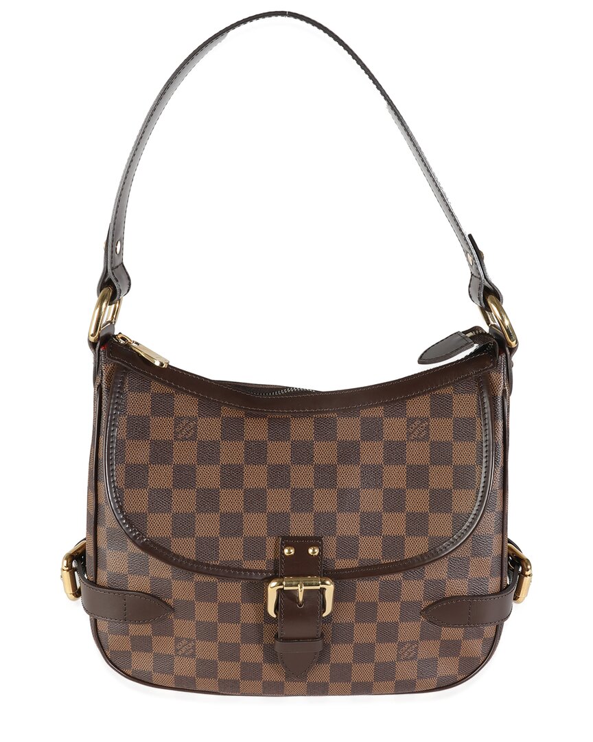 Pre-owned Louis Vuitton Brown Damier Ebene Highbury Messenger (authentic Pre-loved)