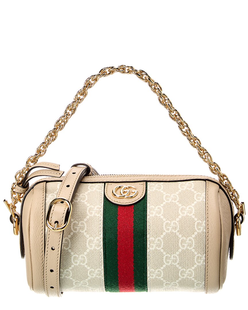 Gucci Ophidia Mini Gg Supreme Canvas & Leather Crossbody
