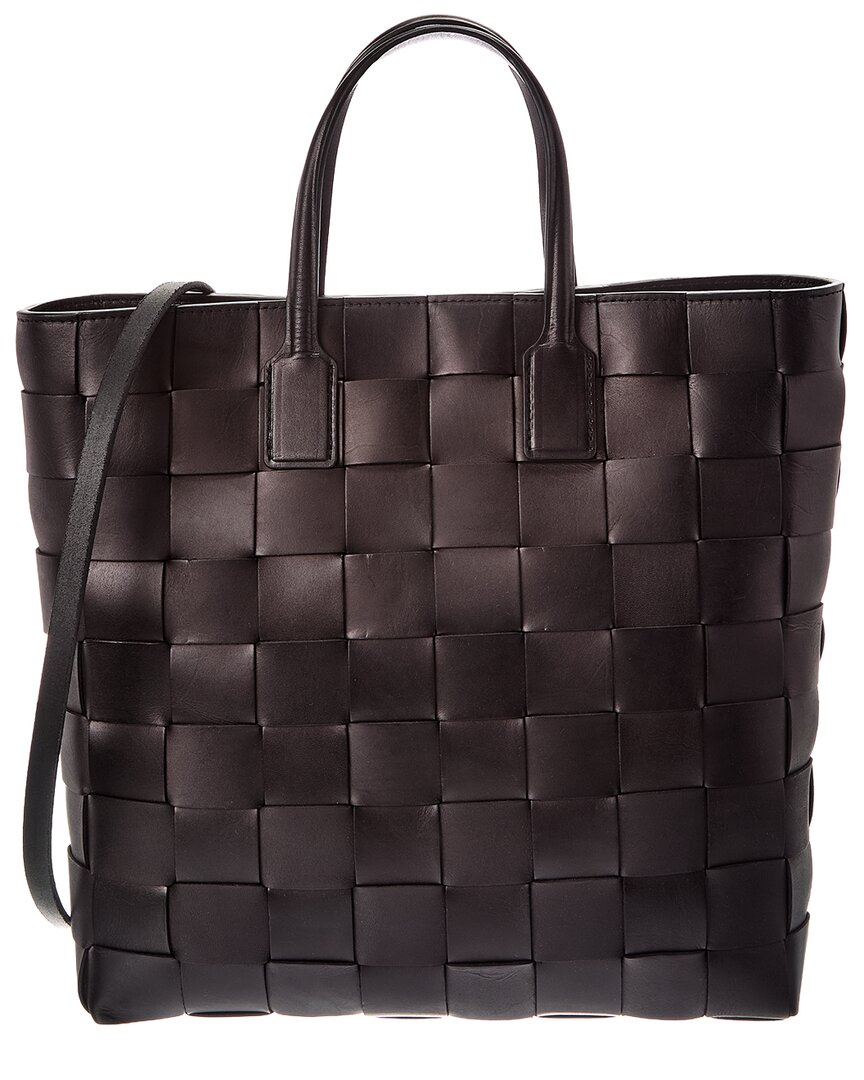 Dragon Diffusion Pino Leather Tote In Brown
