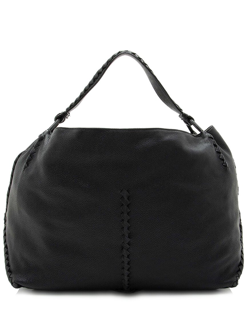Bottega Veneta Cervo Leather Intrecciato Large Hobo (authentic Pre-loved)