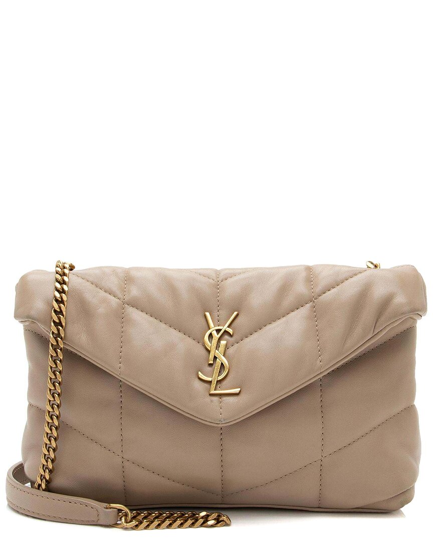 Saint Laurent Lambskin Monogram Puffer Loulou Toy Shoulder Bag (authentic Pre-loved)