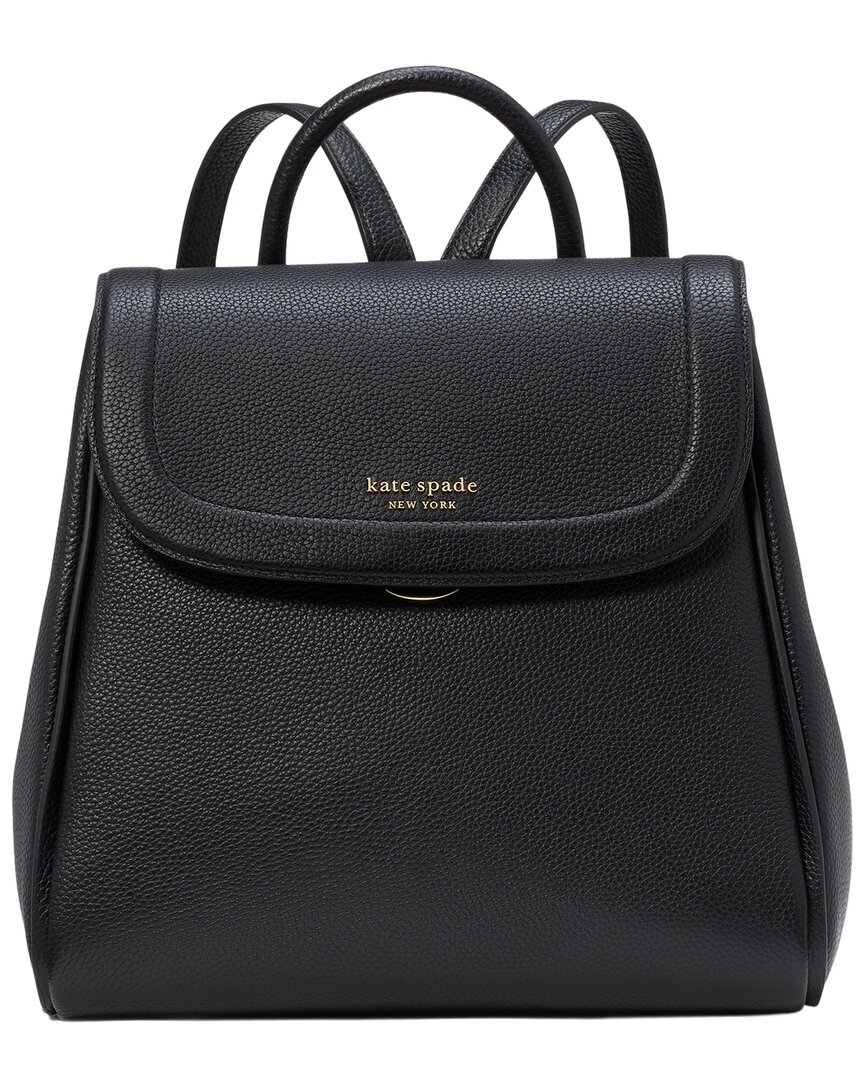 Kate Spade New York Knott Leather Backpack In Black