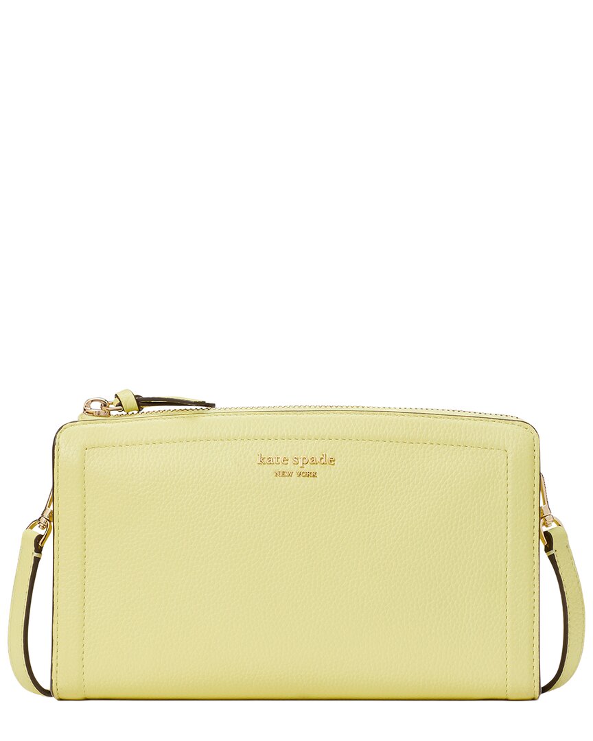 Kate Spade New York Knott Small Leather Crossbody In Yellow