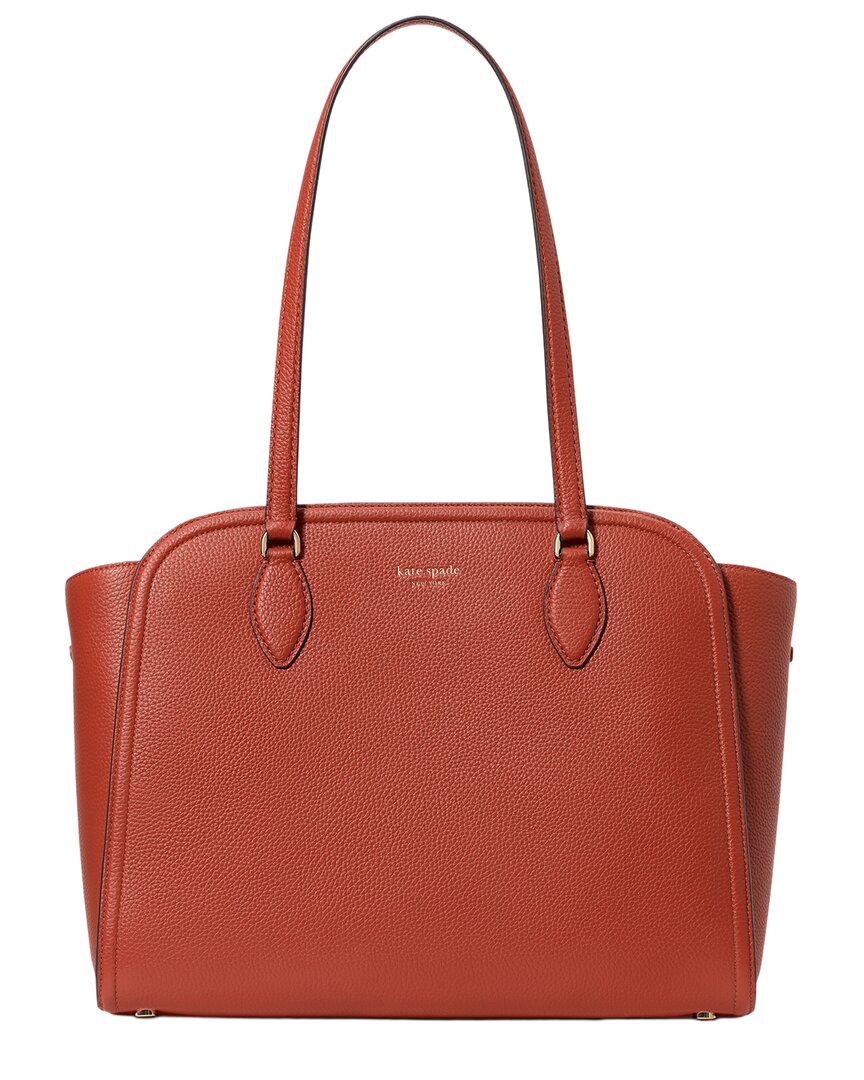 Kate Spade New York Taylor Pebbled Leather Tote In Brown