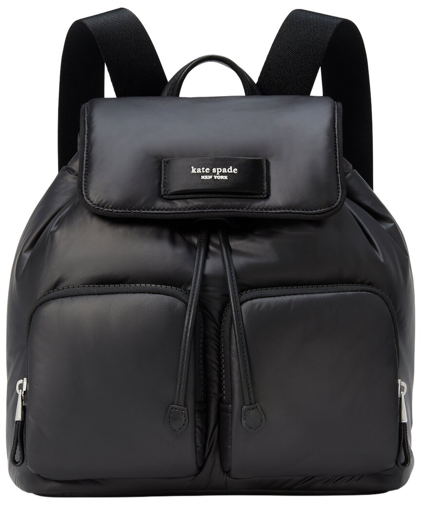Kate Spade New York Puffed Backpack In Black