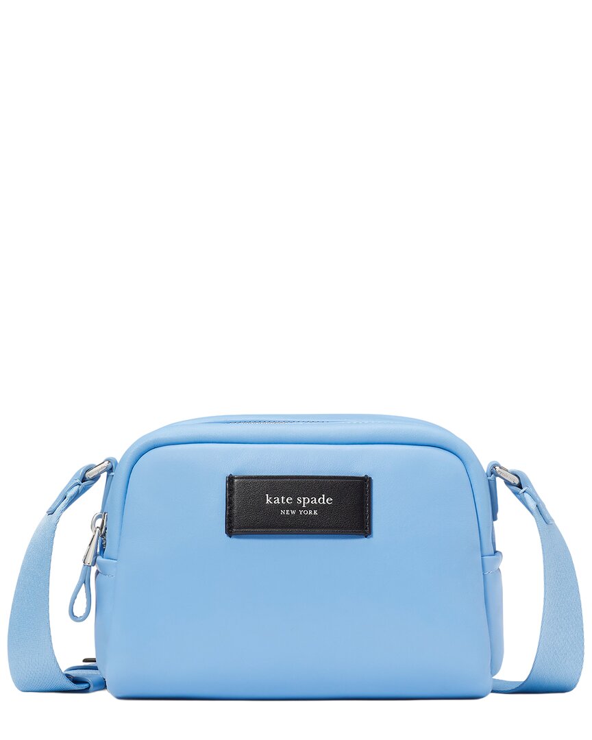 Kate Spade New York Puffed Small Leather Crossbody In Blue