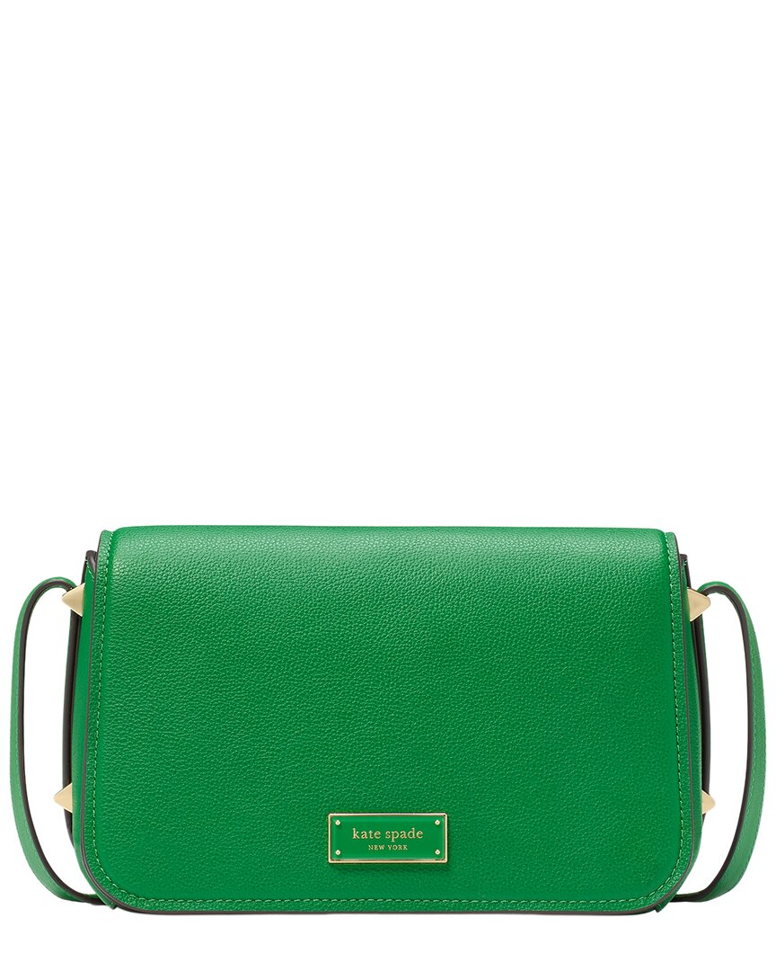 Kate Spade New York Liv Leather Crossbody In Green