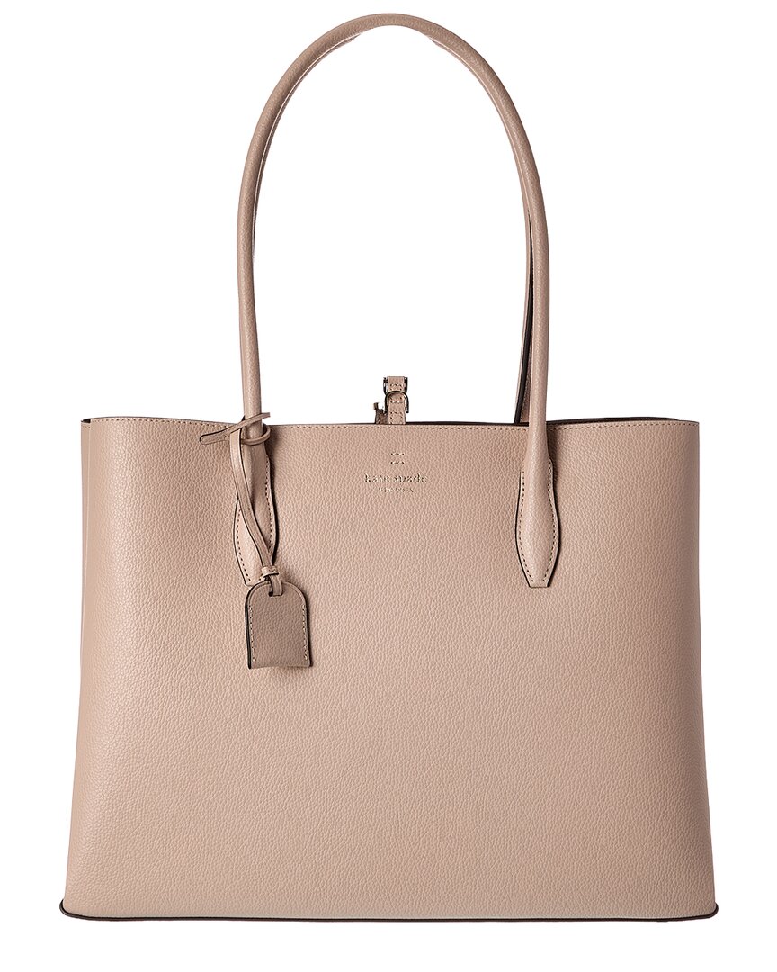 Kate Spade New York Eva Large Leather Tote In Sand