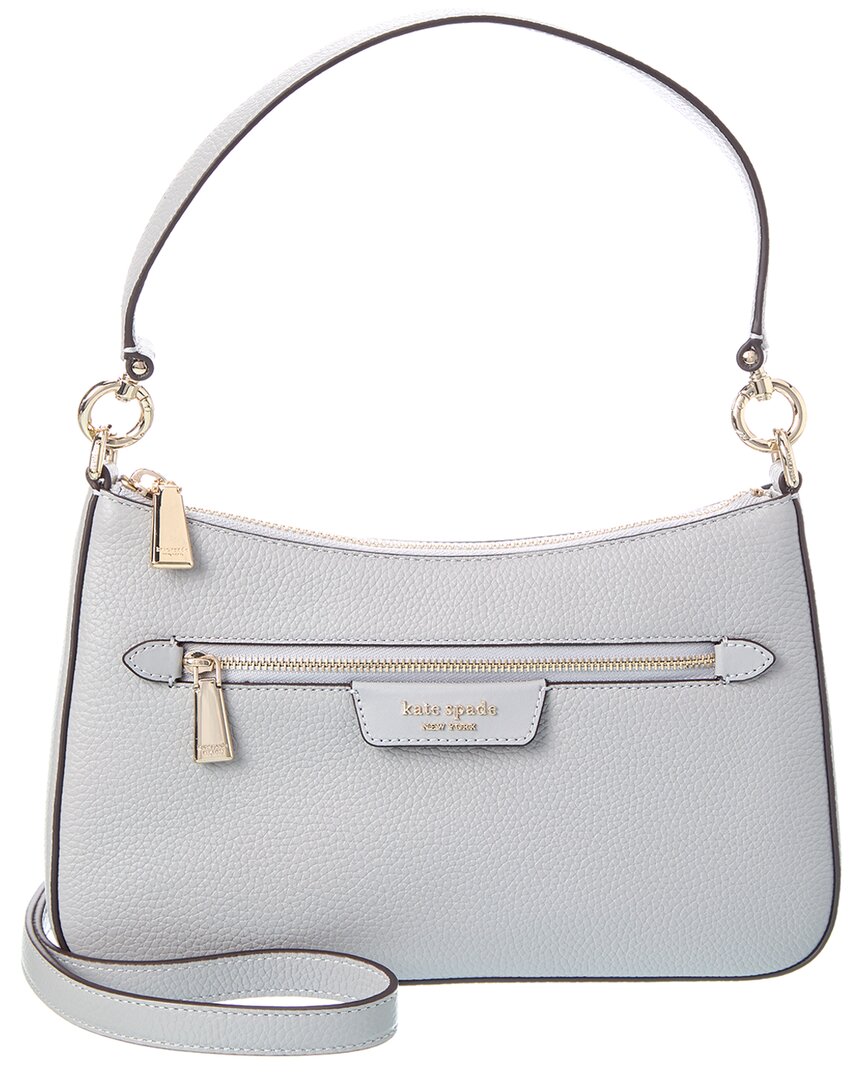 Kate Spade New York Hudson Convertible Leather Crossbody In Gray