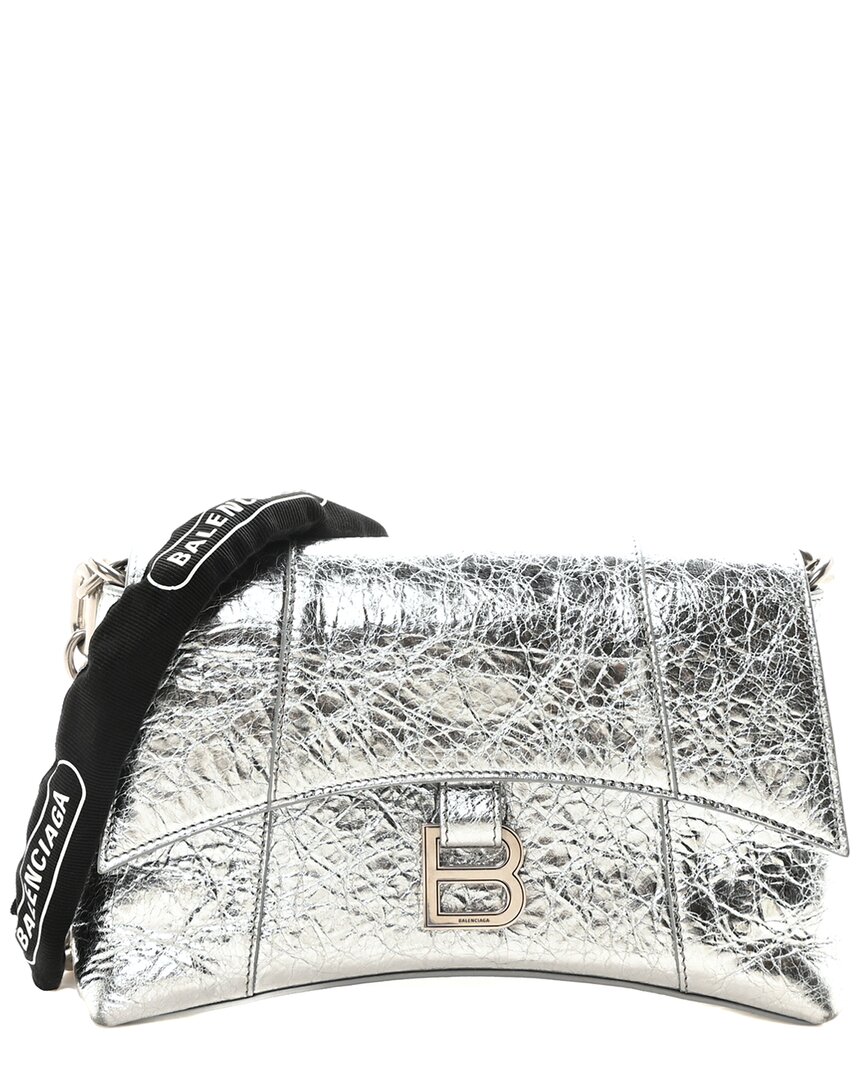 Balenciaga Chai Calfskin Downtown Chain Shoulder Bag Xs (authentic Pre-loved)