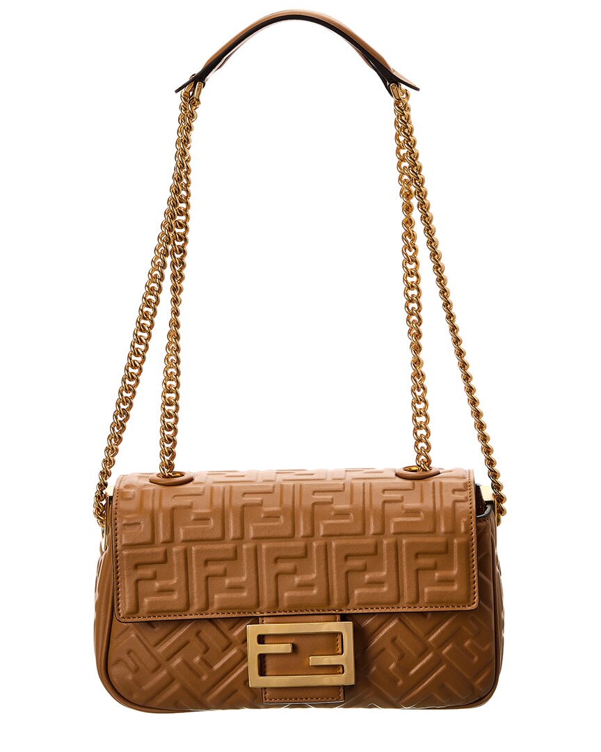 Fendi Zucchino FF Baguette Bag