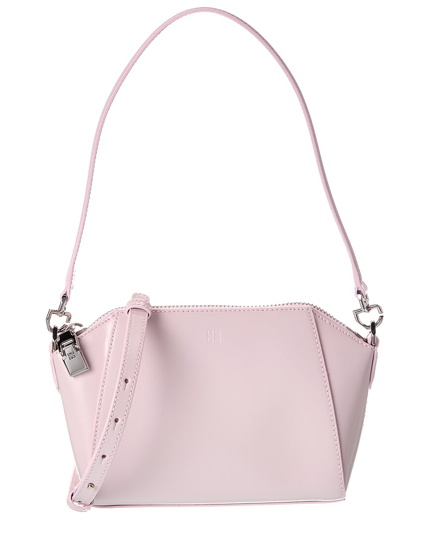 Givenchy Antigona Nano Leather Shoulder Bag In Pink