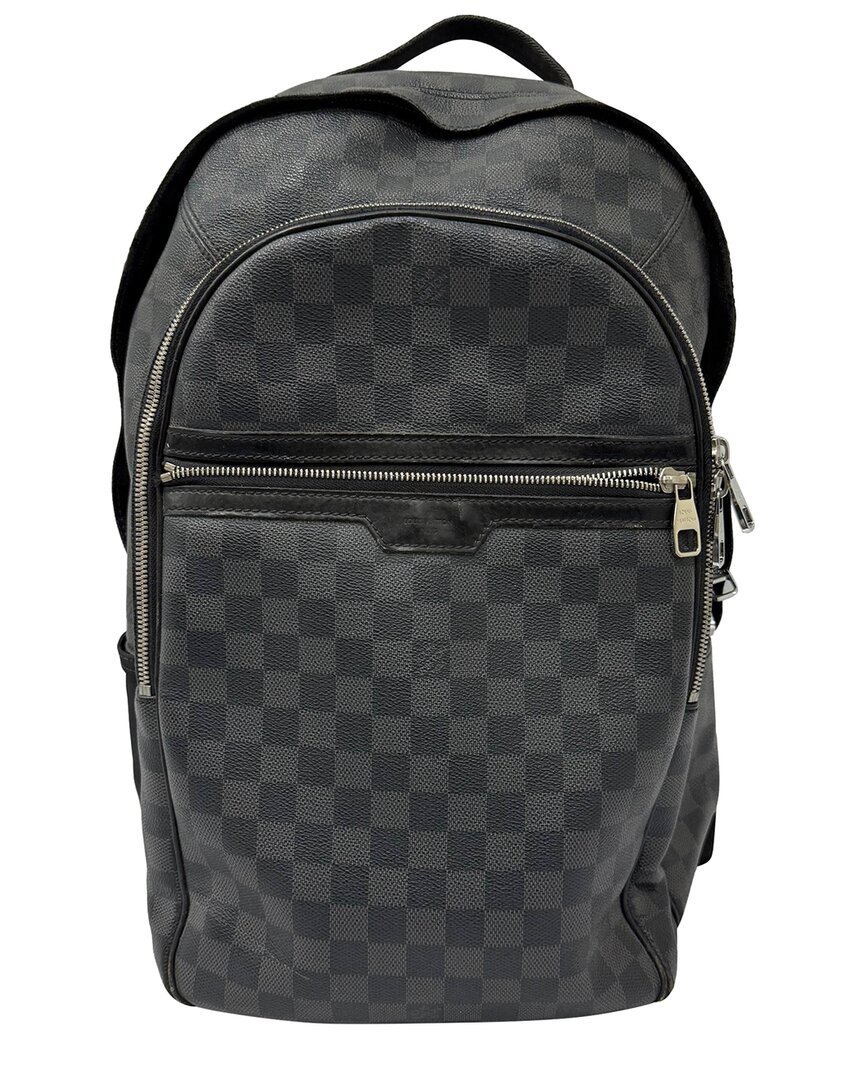 Pre-owned Louis Vuitton Black Sheep Damier Michael Backpack (authentic Pre-loved)