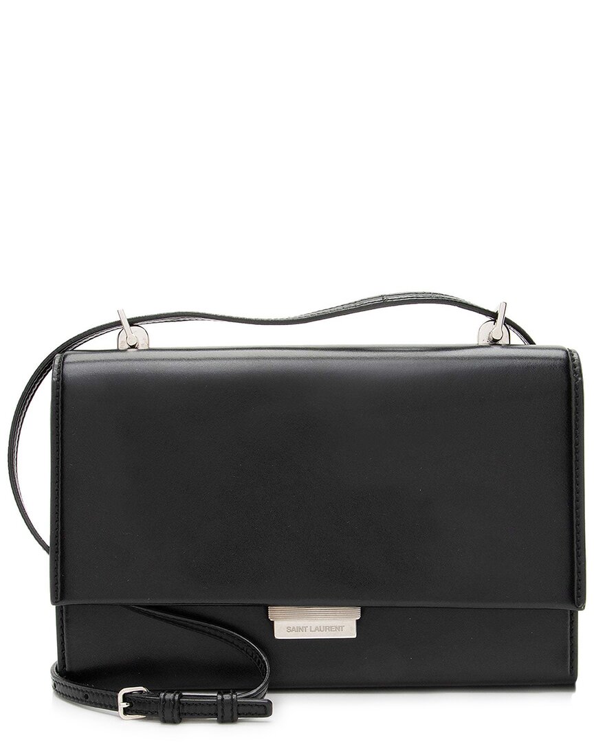 Saint Laurent Black Calfskin Babylone Small Shoulder Bag (authentic Pre-loved)